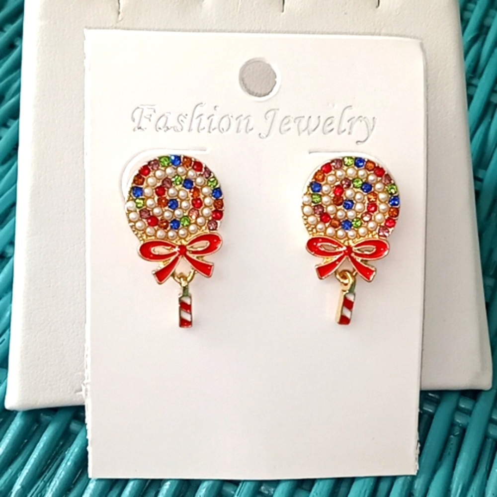 Christmas Lollipop 🍭 Earrings